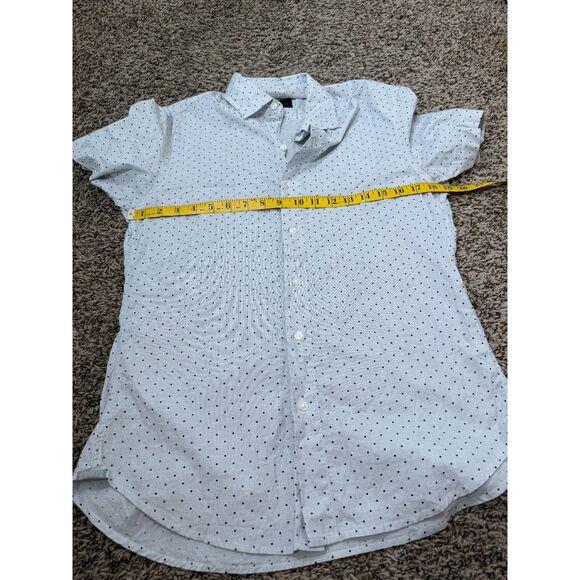 Bonobos Stretch Tailored Fit Mens Polka Dot Shirt Sz M Short Sleeve Button Up - Picture 7 of 8
